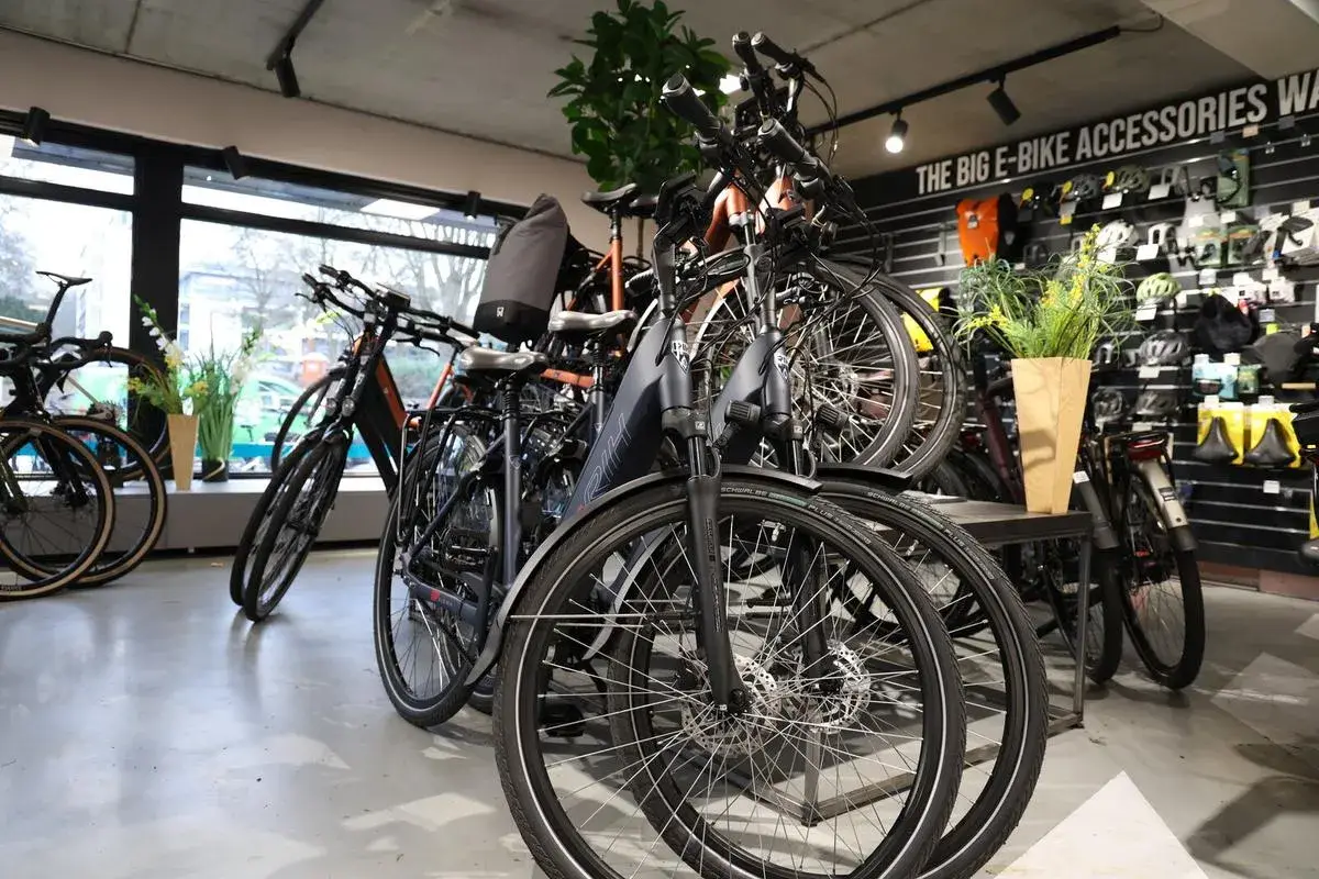 E-bike showroom Grootstal Tweewielers Nijmegen