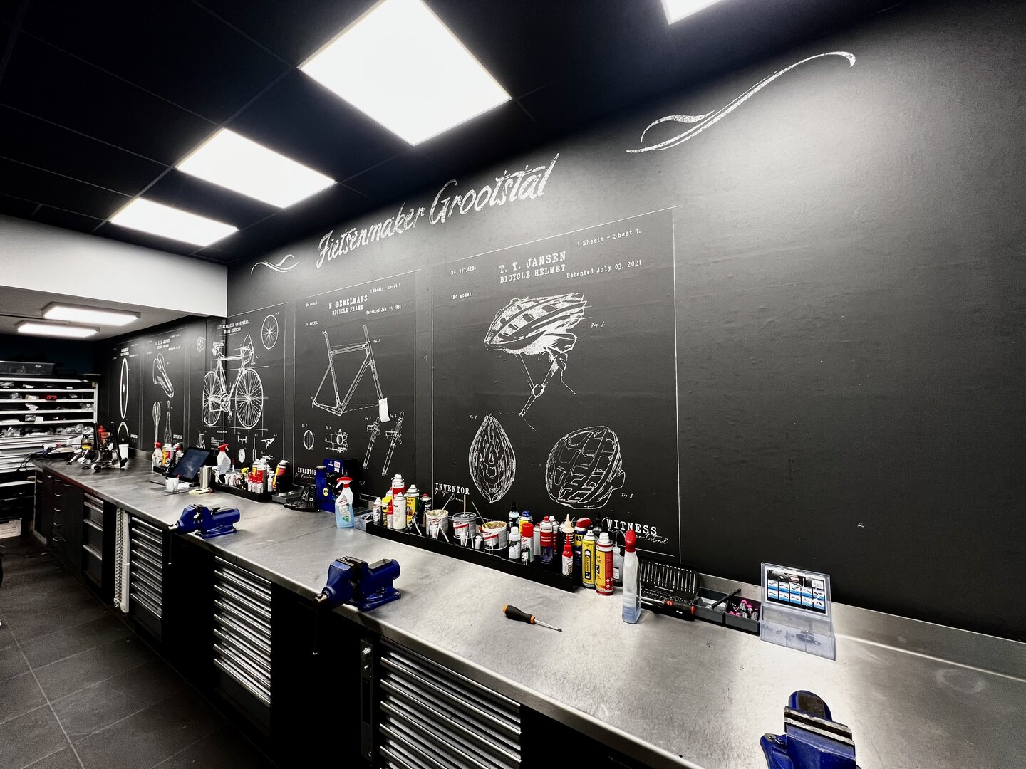 Professionele werkplaats Fietsenmaker Grootstal